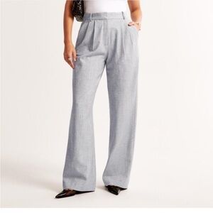 ABERCROMBIE HIGH RISE STRAIGHT LEG TROUSER SIZE 26 CURVE LOVE NWT